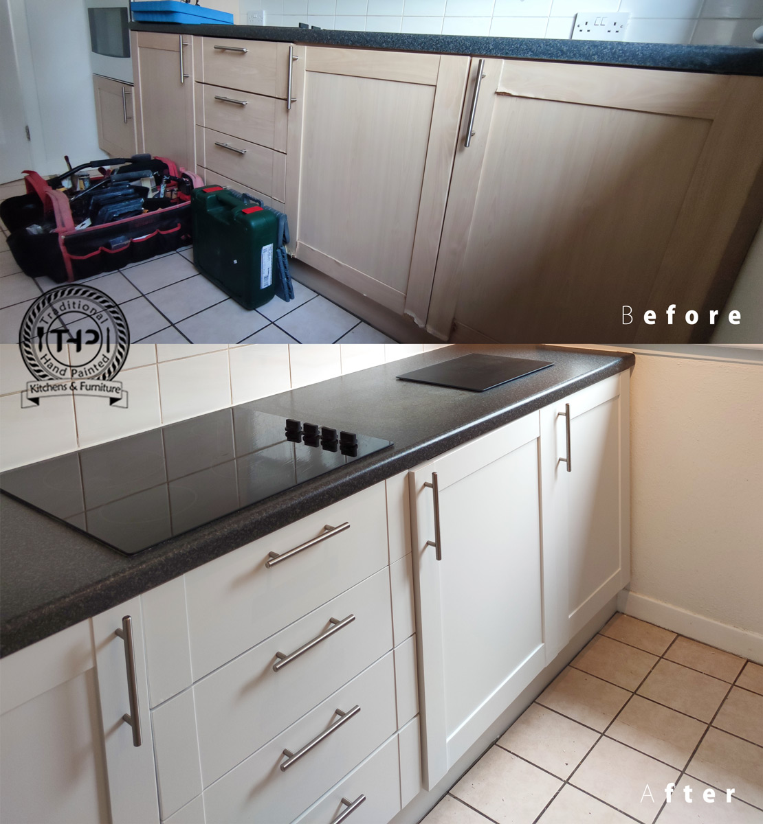 close up image of old cabinet handles