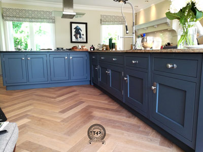 Martin Moore hand painted kitchen units